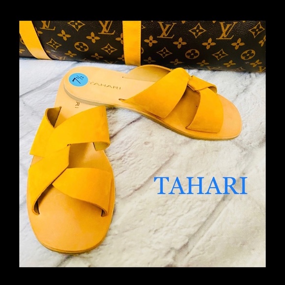 Tahari Shoes - TAHARI - LEATHER SANDALS